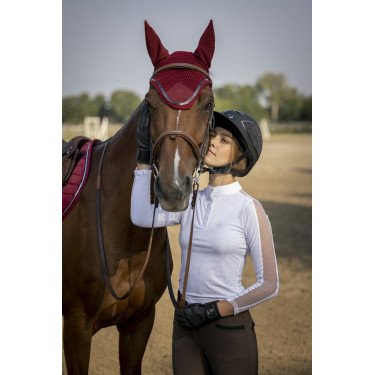 Polo Equithème Pekin de mangas compridas Polo Equithème Pekin de mangas compridas