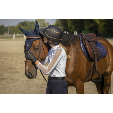 Polo Equithème Pekin de mangas compridas Polo Equithème Pekin de mangas compridas