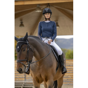 Polo Equithème Pekin de mangas compridas Polo Equithème Pekin de mangas compridas
