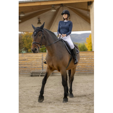 Polo Equithème Pekin de mangas compridas Polo Equithème Pekin de mangas compridas