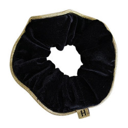 Chouchou Harcour Spica Preto dourado Chouchou Harcour Spica Preto dourado