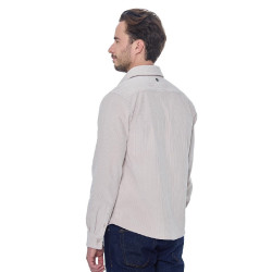 Camisa de Veludo Harcour Shavi homem Marfim Bege