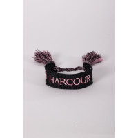 Pulseira Harcour Outubro Rosa Preto / rosa
