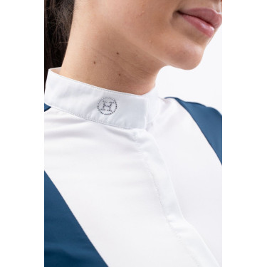 Polo de competição Harcour Shine Azul lagoa