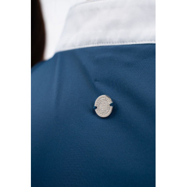 Polo de competição Harcour Shine Azul lagoa