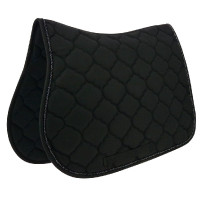 Almofada de sela Riding World Rope Preto