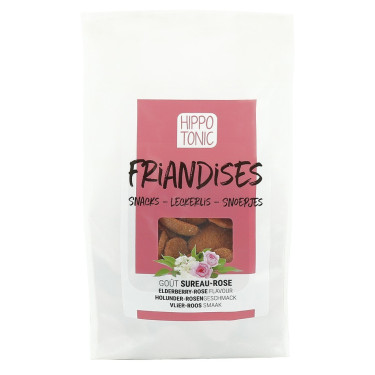 Doces para cavalos Hippotonic sabor sabugueiro-rosa