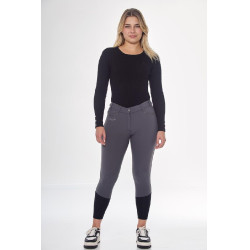 Calça polar de equitação Harcour Jaipur Cinza antracite Cinzento Calça polar de equitação Harcour Jaipur Cinza antracite Cinzento