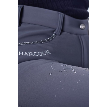 Calça polar de equitação Harcour Jaipur Cinza antracite Cinzento Calça polar de equitação Harcour Jaipur Cinza antracite Cinzento