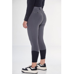 Calça polar de equitação Harcour Jaipur Cinza antracite Cinzento Calça polar de equitação Harcour Jaipur Cinza antracite Cinzento