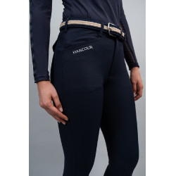 Calça de equitação feminina com grip Harcour