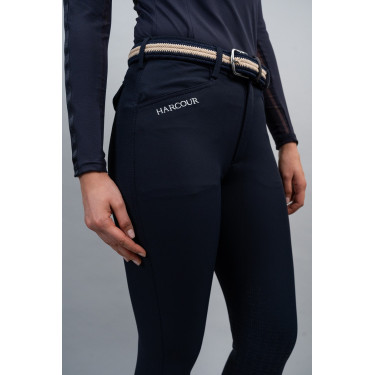 Calça de equitação feminina com grip Harcour