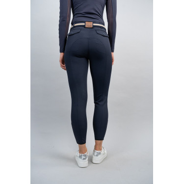 Calça de equitação feminina com grip Harcour