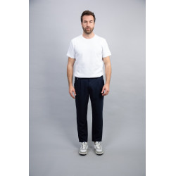 Calça Chino Harcour Bruno Marinho Azul-marinho Calça Chino Harcour Bruno Marinho Azul-marinho