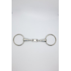 Muserola simple de doble articulación con enlace plano de 19 mm Harcour Inox Cinzento