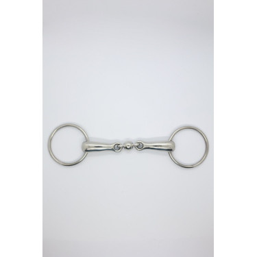 Mordedor simples de dupla rutura com elo em bola 20 mm Harcour Inox Cinzento