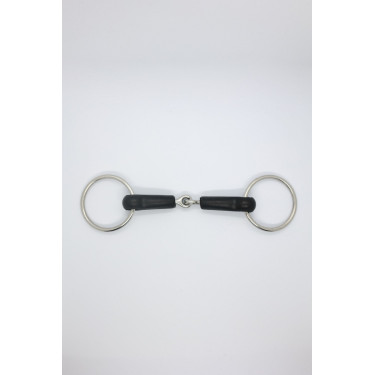 Mors simples de borracha Harcour Inox Cinzento Mors simples de borracha Harcour Inox Cinzento