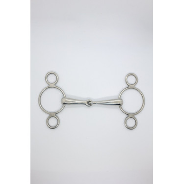 Mors Pessoa 2 anéis 21 mm Harcour Inox Cinzento