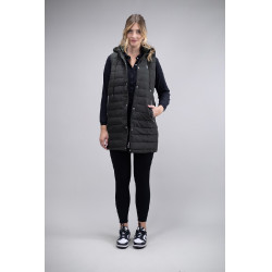 Colete de equitação longo feminino Harcour