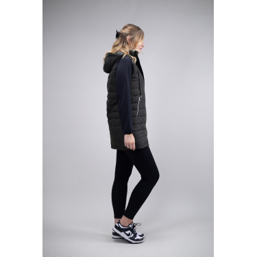 Colete de equitação longo feminino Harcour