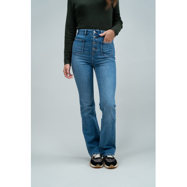 Jean Flare Harcour Juvo Jeans Cinzento