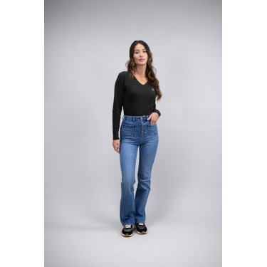Jean Flare Harcour Juvo Jeans Cinzento