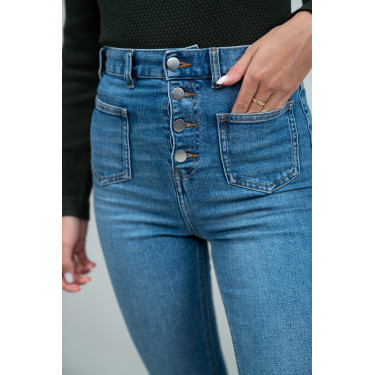 Jean Flare Harcour Juvo Jeans Cinzento