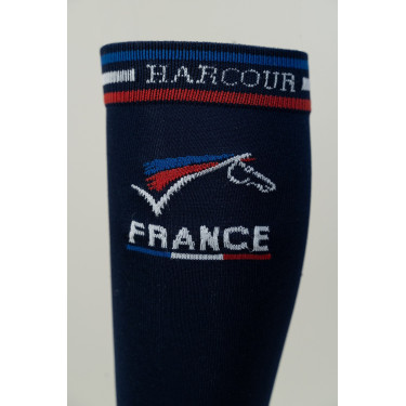 meias França Harcour Risketouh Marinho Azul-marinho