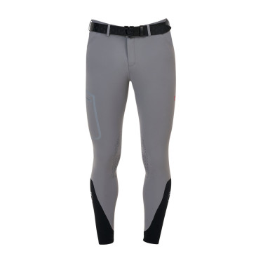 Calça slim fit masculina Equestro Ridertechnology com costuras termo-seladas