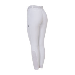 Calças mulher slim fit Equestro Ridertechnology costuras termo-seladas