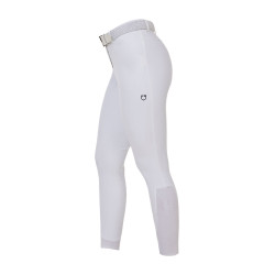 Calças mulher slim fit Equestro Ridertechnology costuras termo-seladas