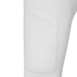 Calça slim fit masculino Equestro Ridertechnology full grip Branco