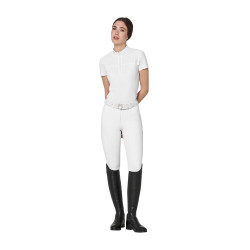 Calça slim fit feminina Equestro Ridertechnology full grip