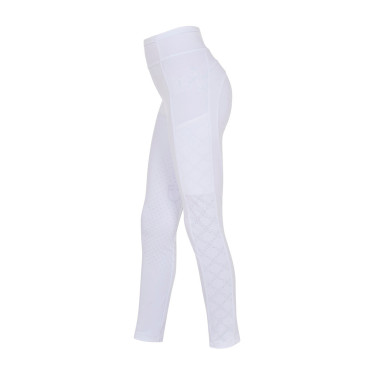 Leggings infantil com decorações perfuradas