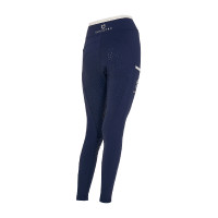 Leggings infantil com decorações perfuradas Blazer marinho / branco Azul-marinho