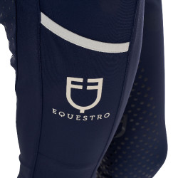 Leggings infantil com decorações perfuradas Blazer marinho / branco Azul-marinho