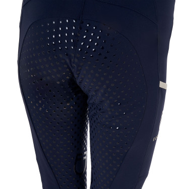 Leggings infantil com decorações perfuradas Blazer marinho / branco Azul-marinho