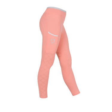 Leggings infantil com decorações perfuradas