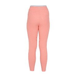 Leggings infantil com decorações perfuradas