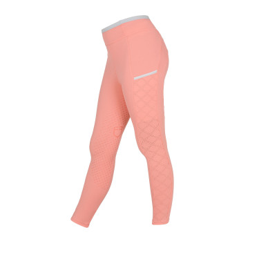 Leggings infantil com decorações perfuradas