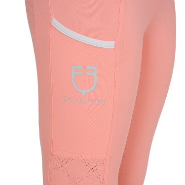 Leggings infantil com decorações perfuradas