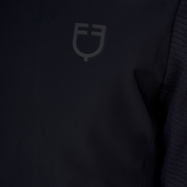 Camisola técnica masculina Equestro Ridertechnology com capuz