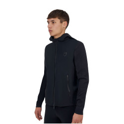 Camisola técnica masculina Equestro Ridertechnology com capuz