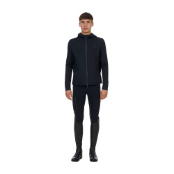 Camisola técnica masculina Equestro Ridertechnology com capuz