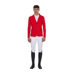 Casaco de concurso masculino Equestro Ridertechnology costuras seladas a quente