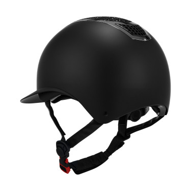 Capacete com brilhos e pala larga homologação EN 1384-2023