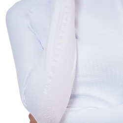 Camiseta térmica feminina Equestro Ridertechnology de manga comprida