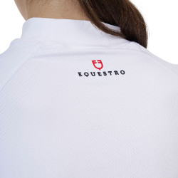 Camiseta térmica feminina Equestro Ridertechnology de manga comprida