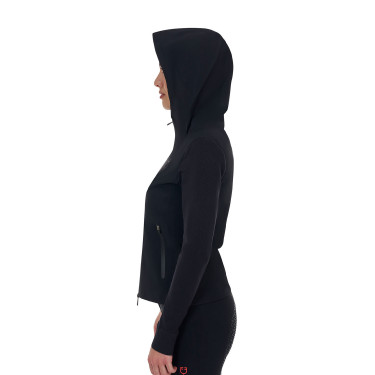 Moletom técnico feminino Equestro Ridertechnology com capuz