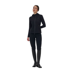 Moletom técnico feminino Equestro Ridertechnology com capuz